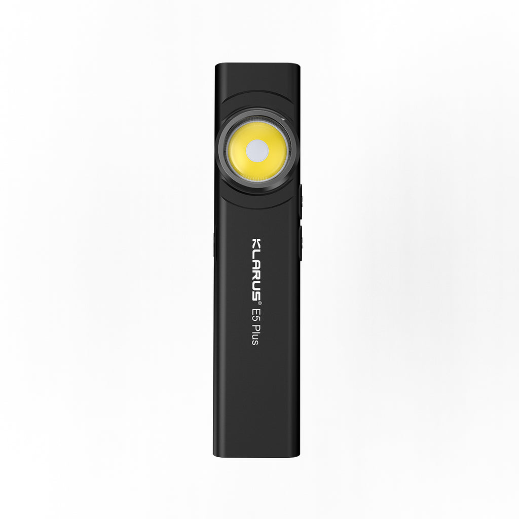 Klarus E5 Plus – Ultratunn EDC‑ficklampa med 650 lumen och magnetisk bas