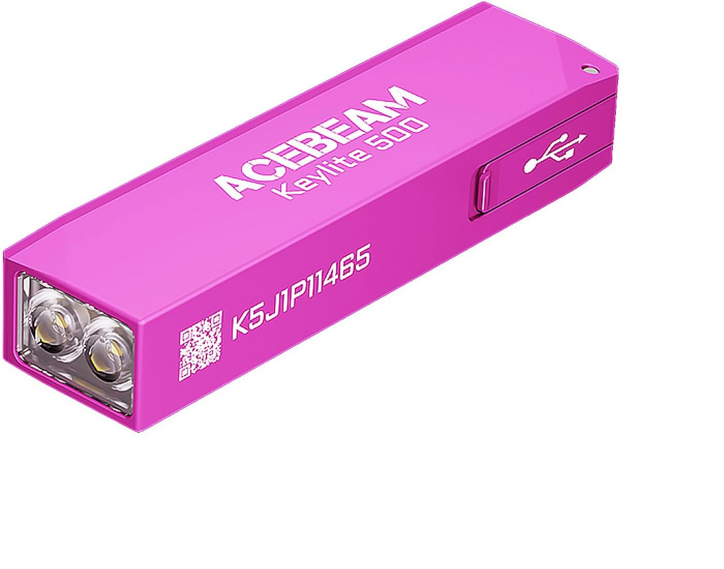 Ficklampa Nyckelring Acebeam Keylite 500 lumen - Färgval
