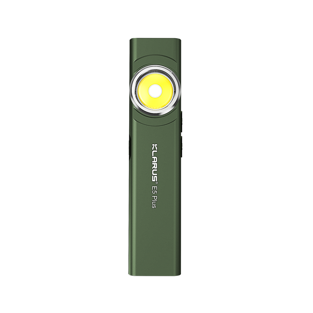 Klarus E5 Plus – Ultratunn EDC‑ficklampa med 650 lumen och magnetisk bas